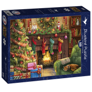 Bluebird | Cozy Christmas Evening - 500 Teile Puzzle