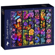 Bluebird - Flowers and Flyers - 500 Teile Puzzle