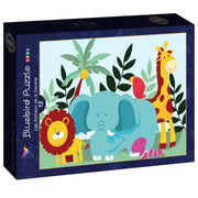 Bluebird Kids - Les Animaux de la Savane - 12 Teile Puzzle