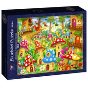 Bluebird Kids - Gnomes in Mushroom Homes - 104 Teile Puzzle