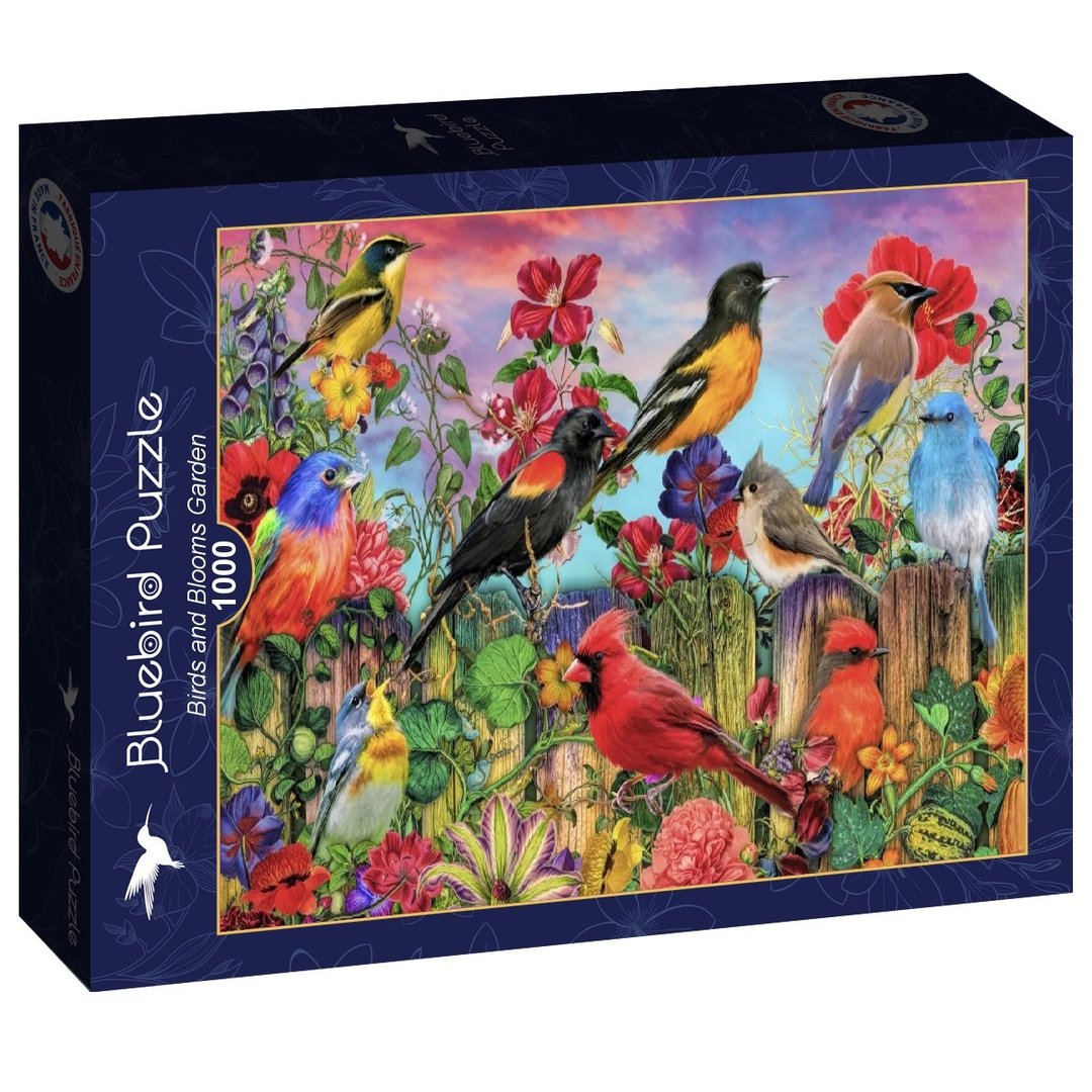 Bluebird | Birds and Blooms Garden - 1000 Teile Puzzle - Nur CHF 17.90! Jetzt kaufen auf fluxed.ch