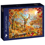 Bluebird | Animals in the Fall - 1000 Teile Puzzle