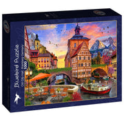 Bluebird - Old City Hall Bramberg Germany - 1000 Teile Puzzle