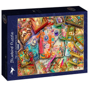Bluebird - The Junk Journaler`s Desk - 1000 Teile Puzzle