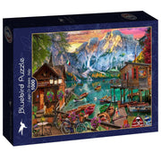 Bluebird - Lago di Braies, Italy - 1000 Teile Puzzle