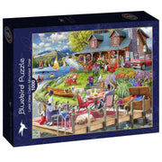 Bluebird - Lake View Cabin Mountain Time - 1000 Teile Puzzle