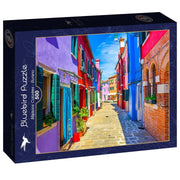 Bluebird - Bunte Häuser, Burano - 500 Teile Puzzle