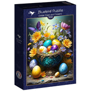 Bluebird - Ostereier und Blumen - 500 Teile Puzzle