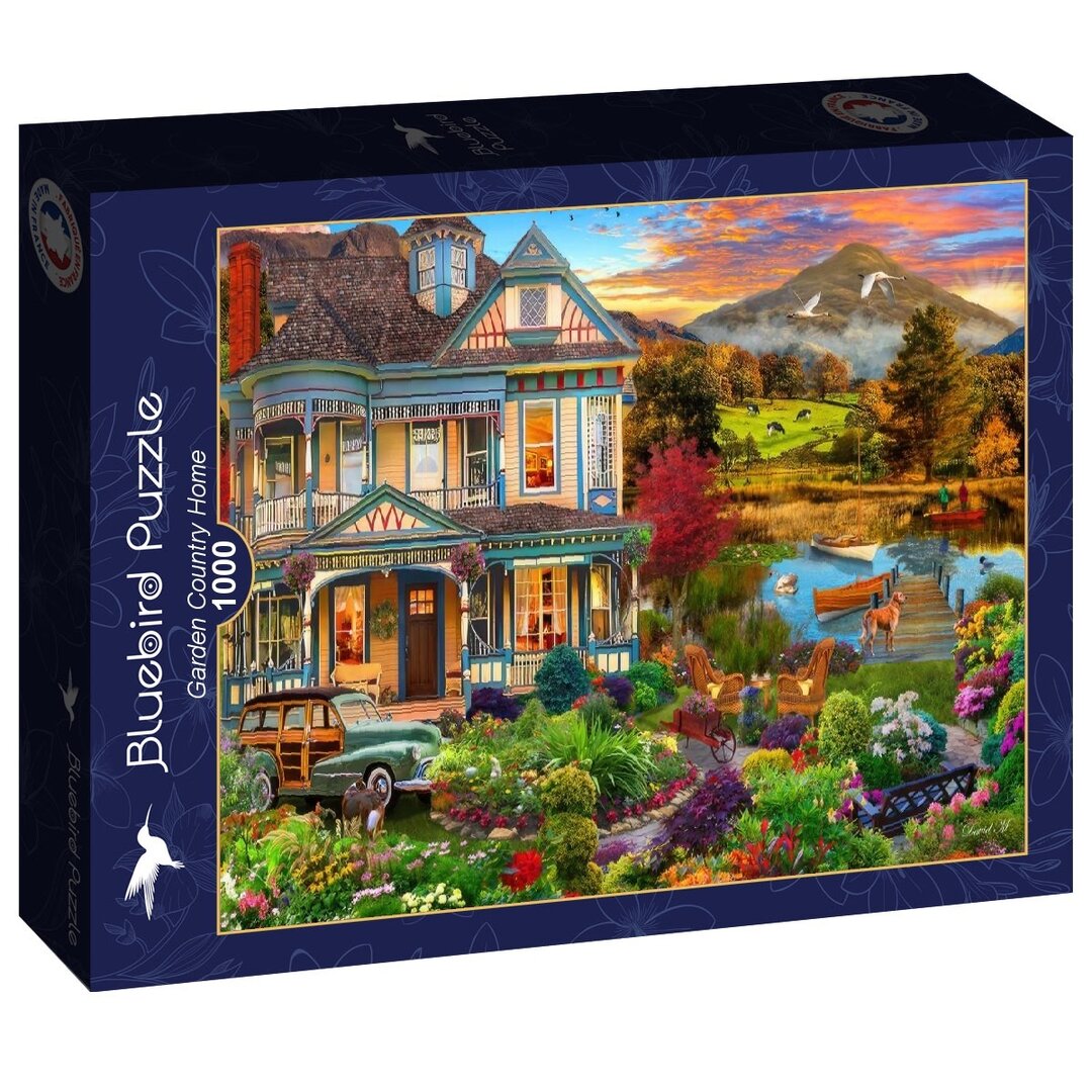 Bluebird - Garden Country Home - 1000 Teile Puzzle