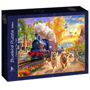 Bluebird Kids - Following the Train - 300 Teile Puzzle