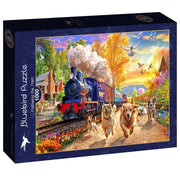 Bluebird - Following the Train - 1000 Teile Puzzle