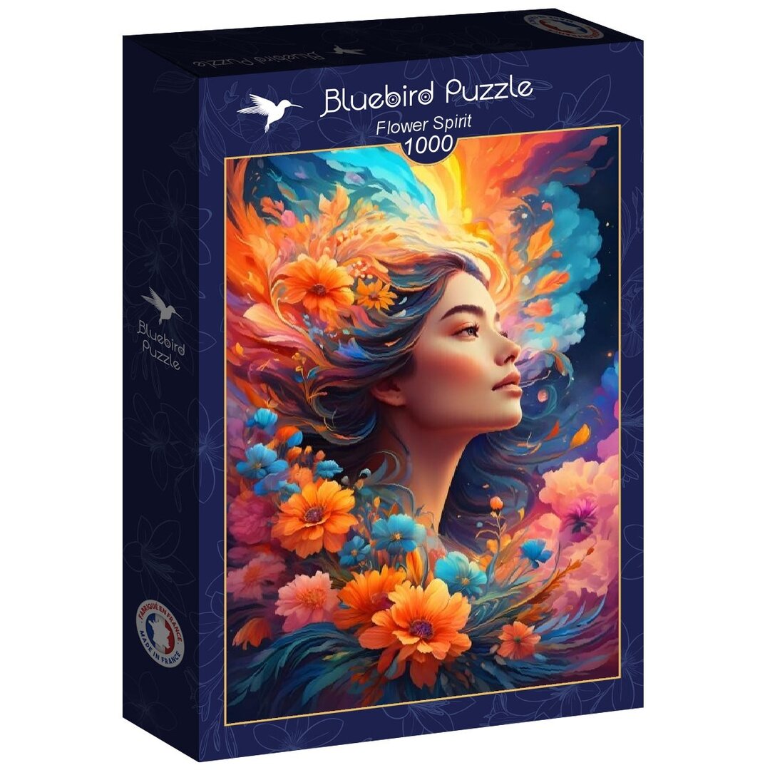 Bluebird - Flower Spirit - 1000 Teile Puzzle