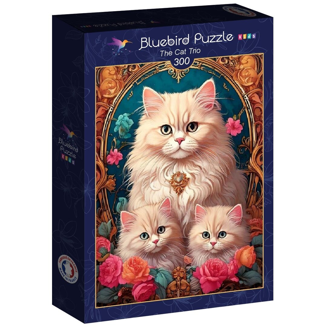 Bluebird Kids - Katzentrio - 300 Teile Puzzle