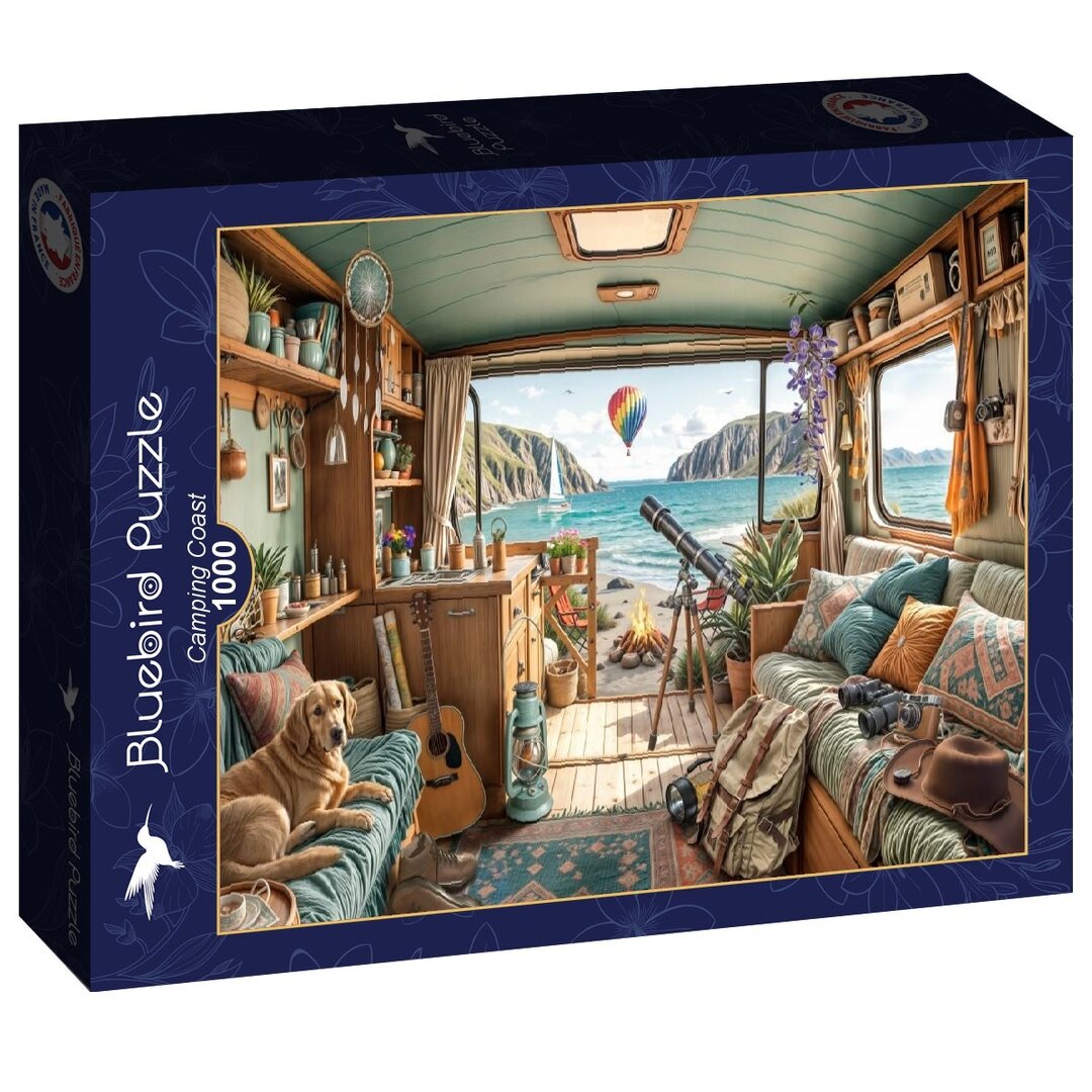Bluebird - Camping Coast - 1000 Teile Puzzle