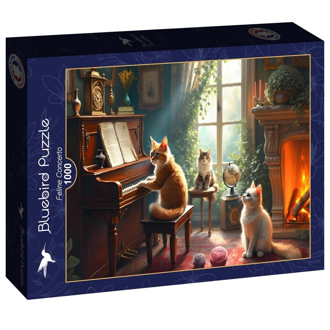 Bluebird - Katzenkonzert - 1000 Teile Puzzle