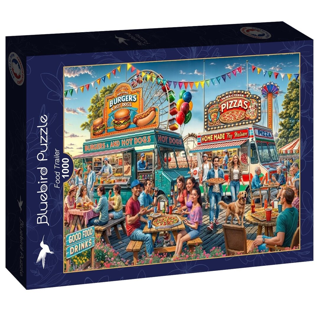 Bluebird - Food Trailer - 1000 Teile Puzzle