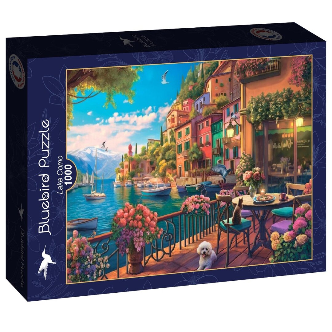 Bluebird - Lake Como - 1000 Teile Puzzle