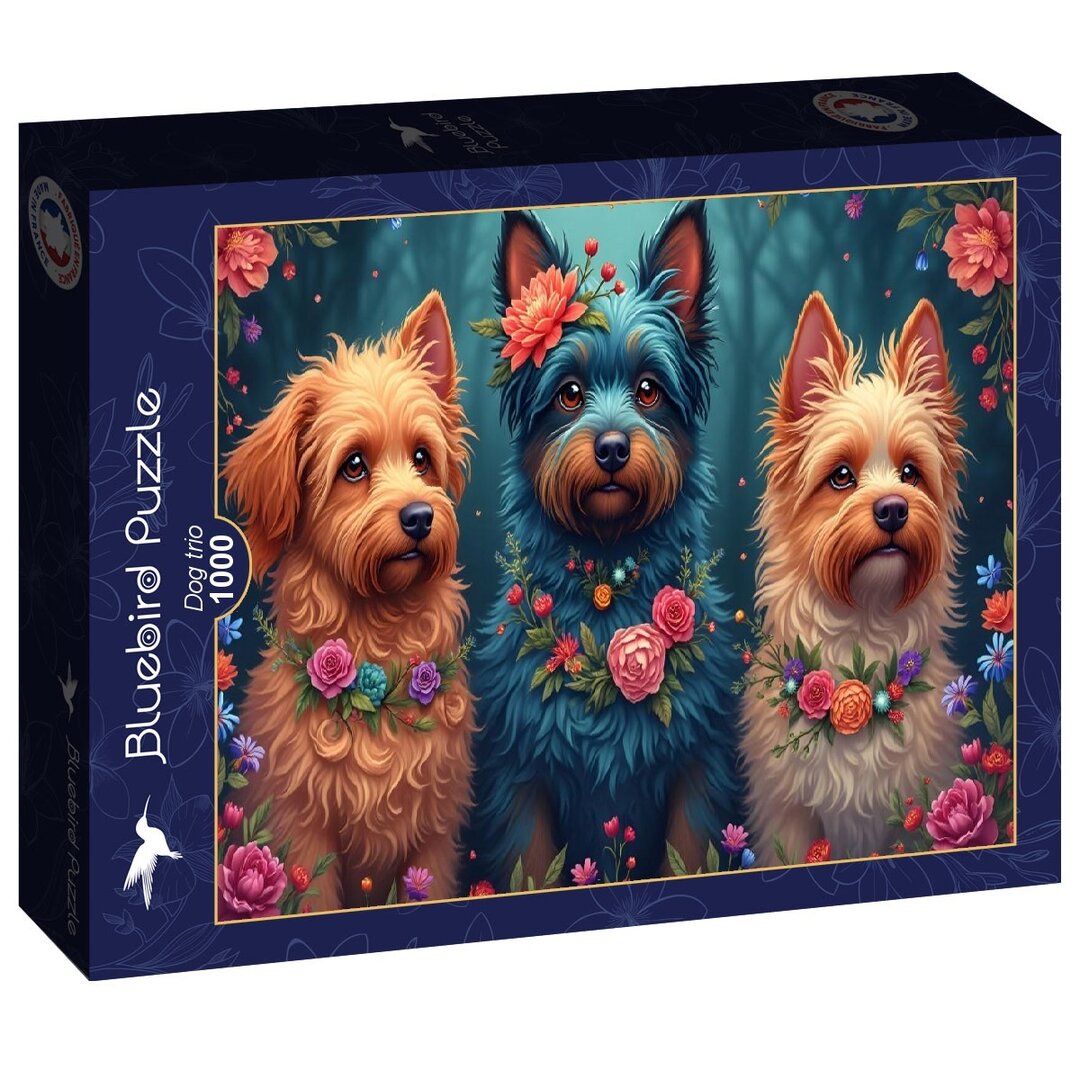 Bluebird - Hundetrio - 1000 Teile Puzzle