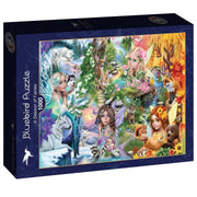 Bluebird - A Season of Fairies - 1000 Teile Puzzle