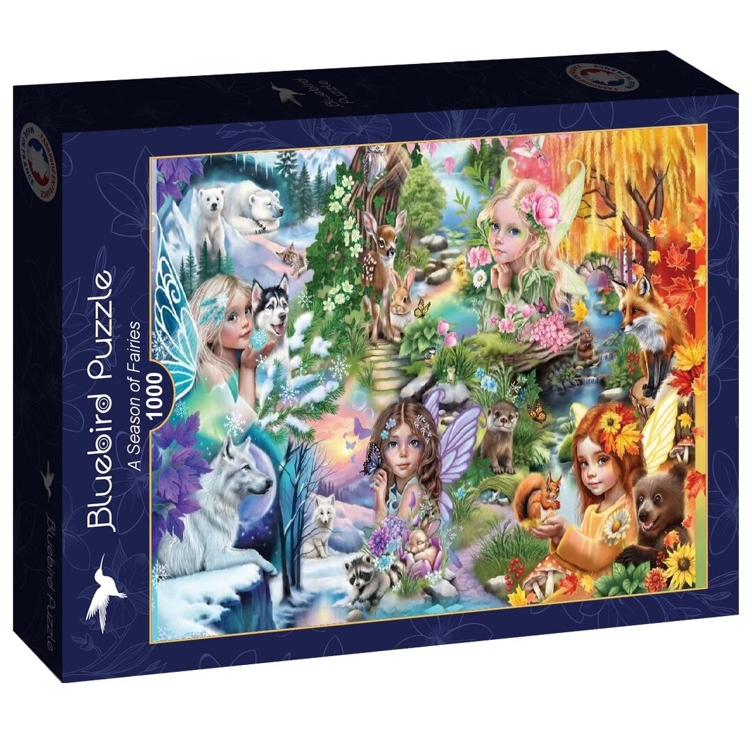 Bluebird - A Season of Fairies - 1000 Teile Puzzle