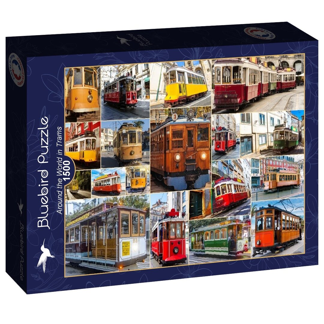 Bluebird - Mit der Strassenbahn um die Welt - 1500 Teile Puzzle