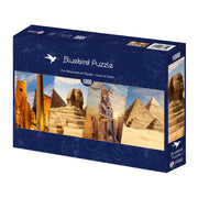 Bluebird - Ägypten entdecken - Luxor und Gizeh - 1000 Teile Panor