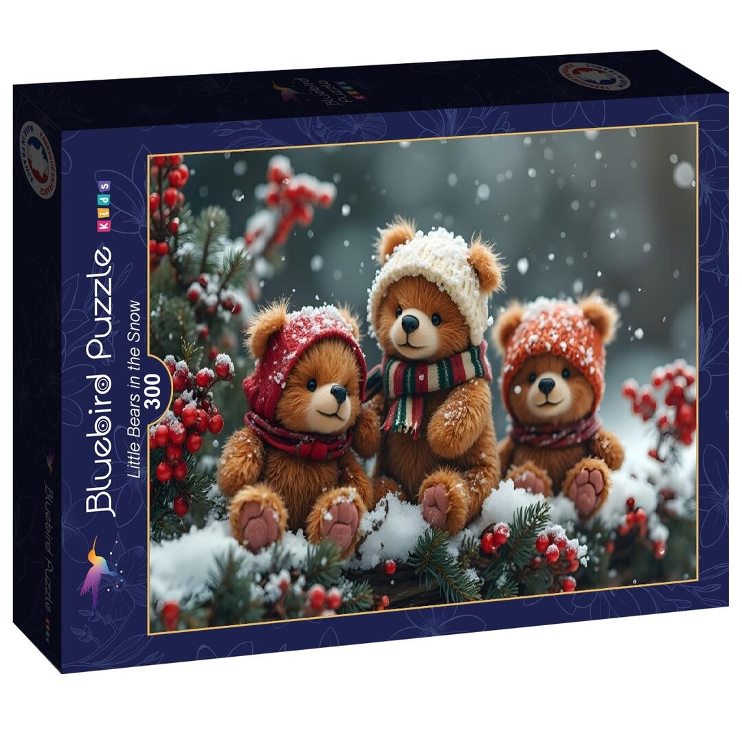 Bluebird Kids - Kleine Bären im Schnee - 300 Teile Puzzle