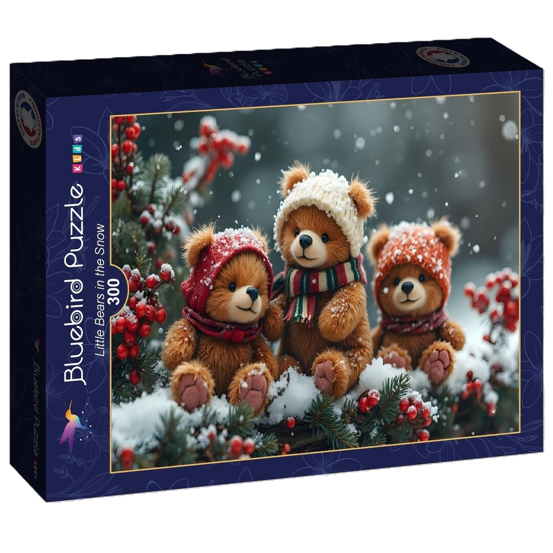 Bluebird Kids - Kleine Bären im Schnee - 300 Teile Puzzle