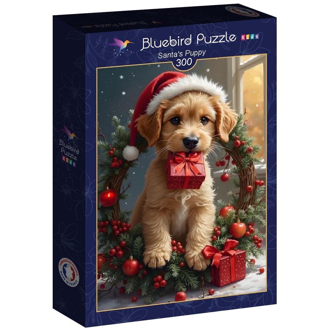Bluebird Kids - Der Welpe des Weihnachtsmannes - 300 Teile Puzzle
