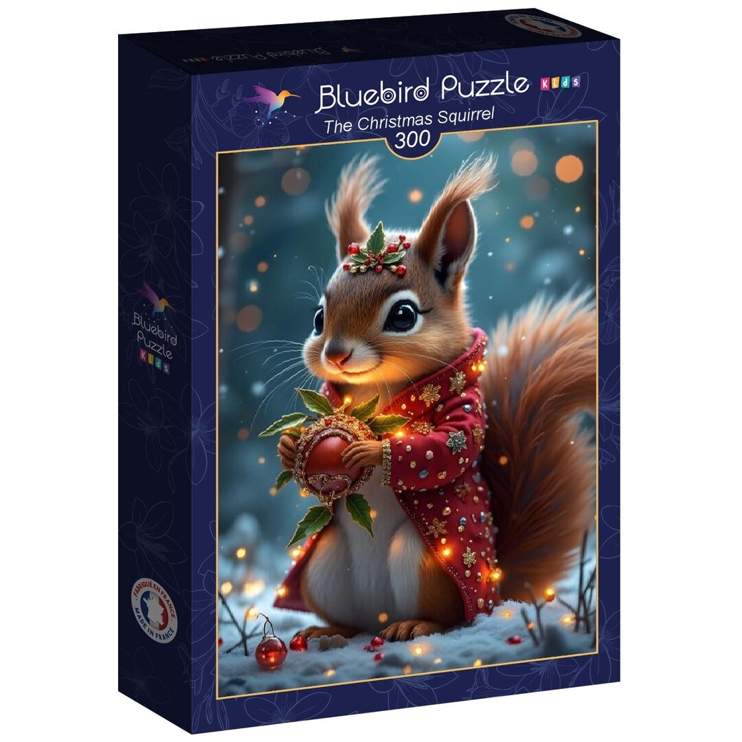 Bluebird Kids - Das Weihnachtseichhörnchen - 300 Teile Puzzle