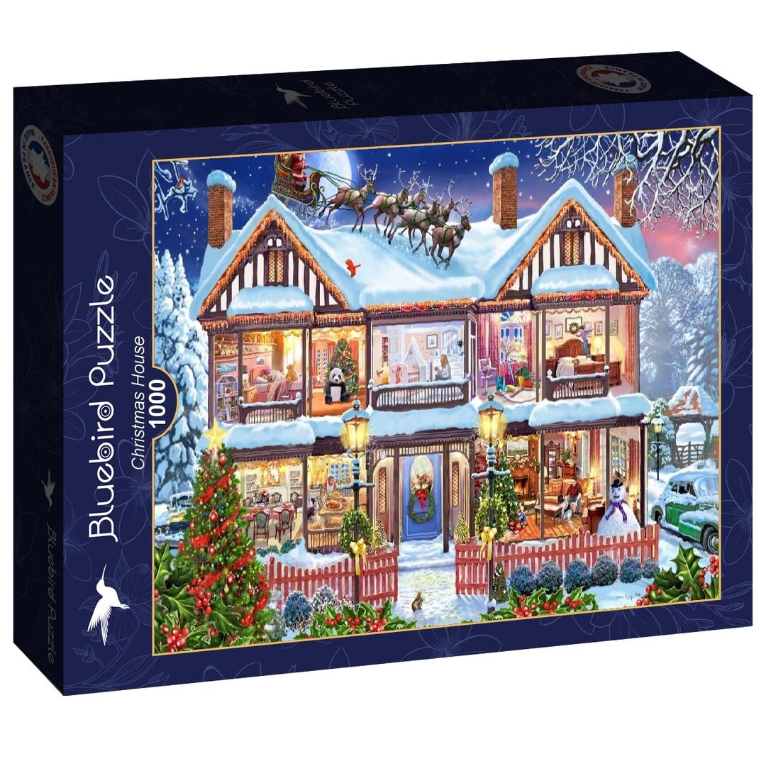 Bluebird - Weihnachtshaus - 1000 Teile Puzzle