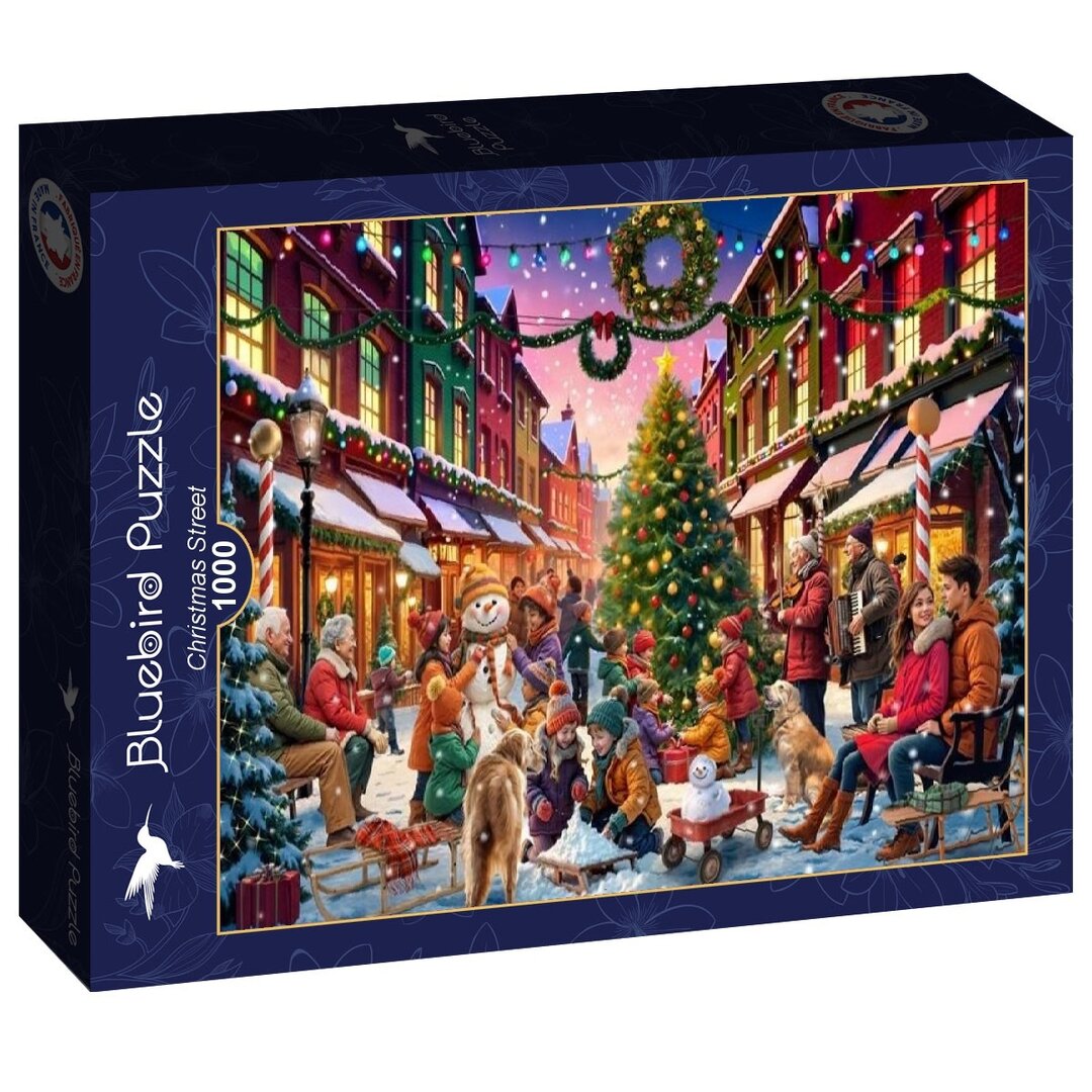 Bluebird - Weihnachtsstrasse - 1000 Teile Puzzle