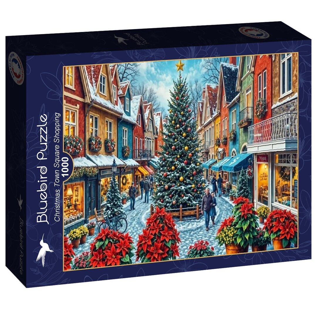 Bluebird - Christmas Town Square Shopping - 1000 Teile Puzzle