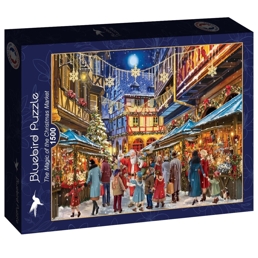Bluebird - Zauberhafter Weihnachtsmarkt - 1500 Teile Puzzle