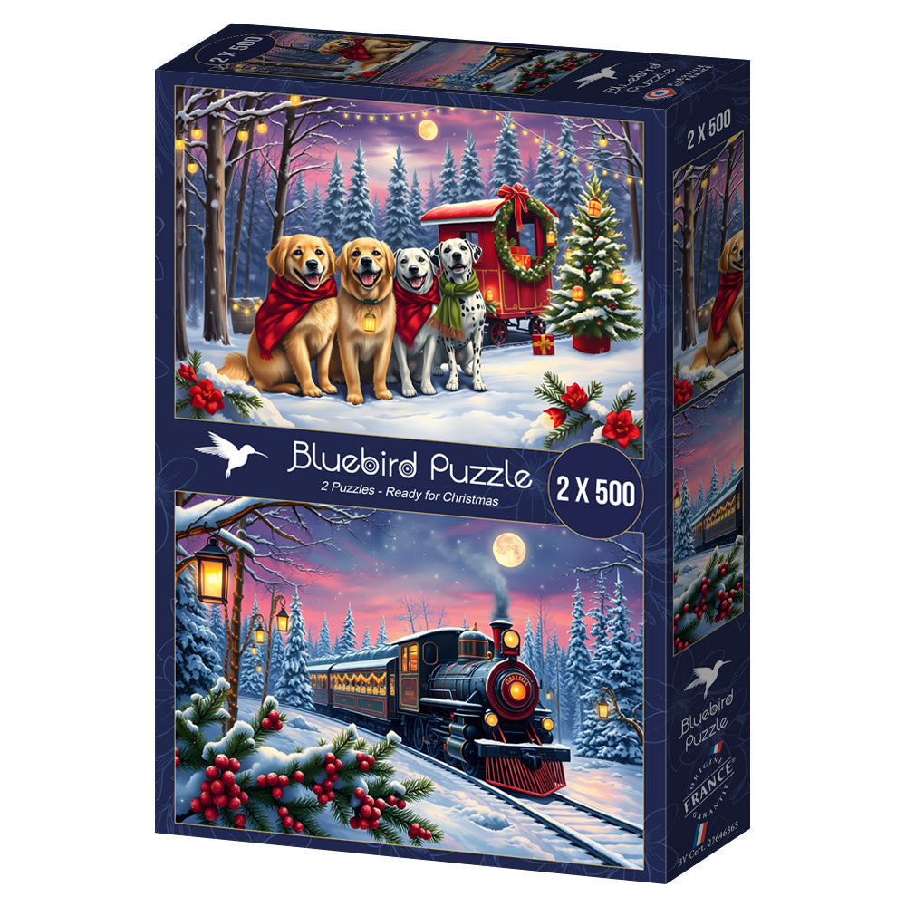 Bluebird - Christmas is Coming - 2x500 Teile Puzzle
