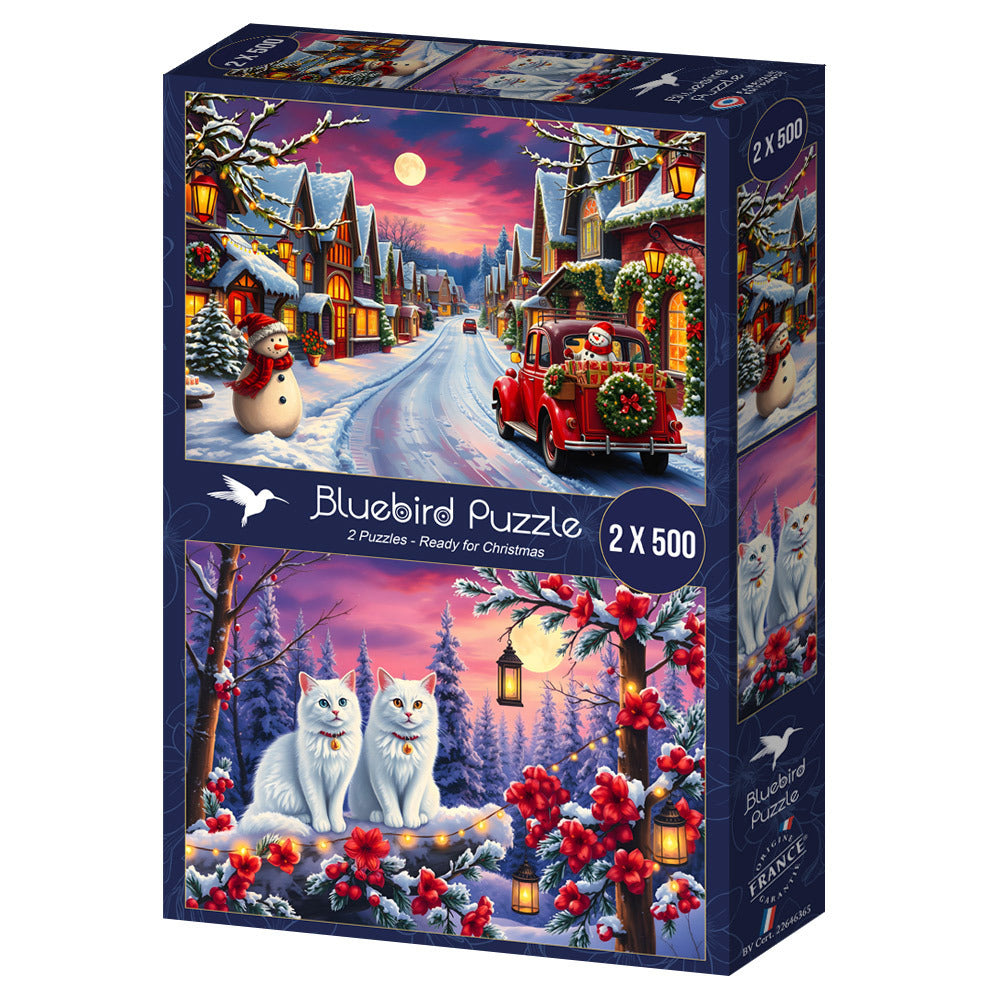 Bluebird - Ready for Christmas - 2x500 Teile Puzzle