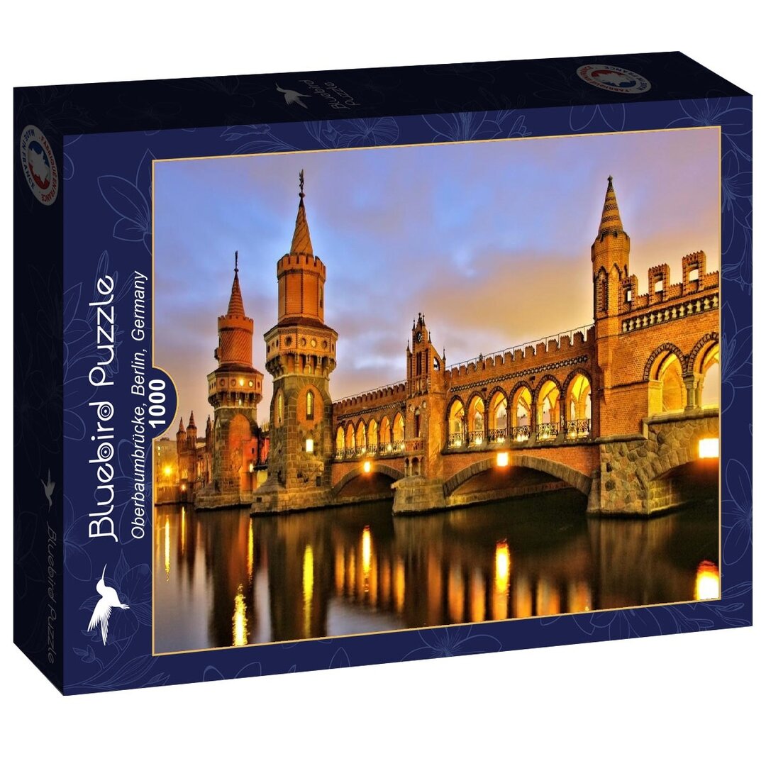 Bluebird - Oberbaumbrücke, Berlin, Deutschland - 1000 Teile Puzzl