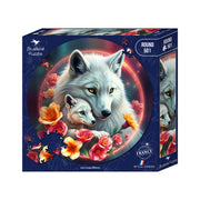 Bluebird - Les Loups Blancs - 501 Teile rund Puzzle
