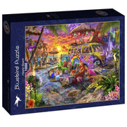 Bluebird - Hippie-Strand - 1000 Teile Puzzle