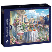 Bluebird - Frühstück auf dem Balkon in Paris - 1000 Teile Puzzle