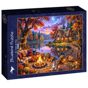 Bluebird - By the Fireplace - 1000 Teile Puzzle