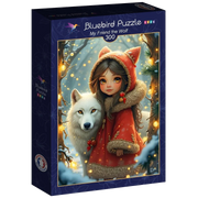 Bluebird Kids - Mein Freund der Wolf - 300 Teile Puzzle