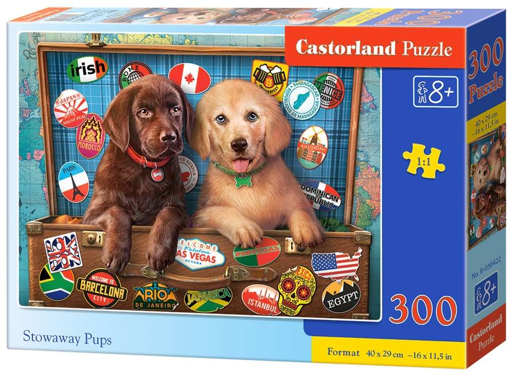 Castorland - Stowaway Pups - 300 Teile Puzzle - Nur CHF 13.90! Jetzt kaufen auf fluxed.ch