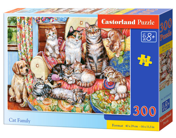 Castorland - Cat Family - 300 Teile Puzzle - Nur CHF 13.90! Jetzt kaufen auf fluxed.ch