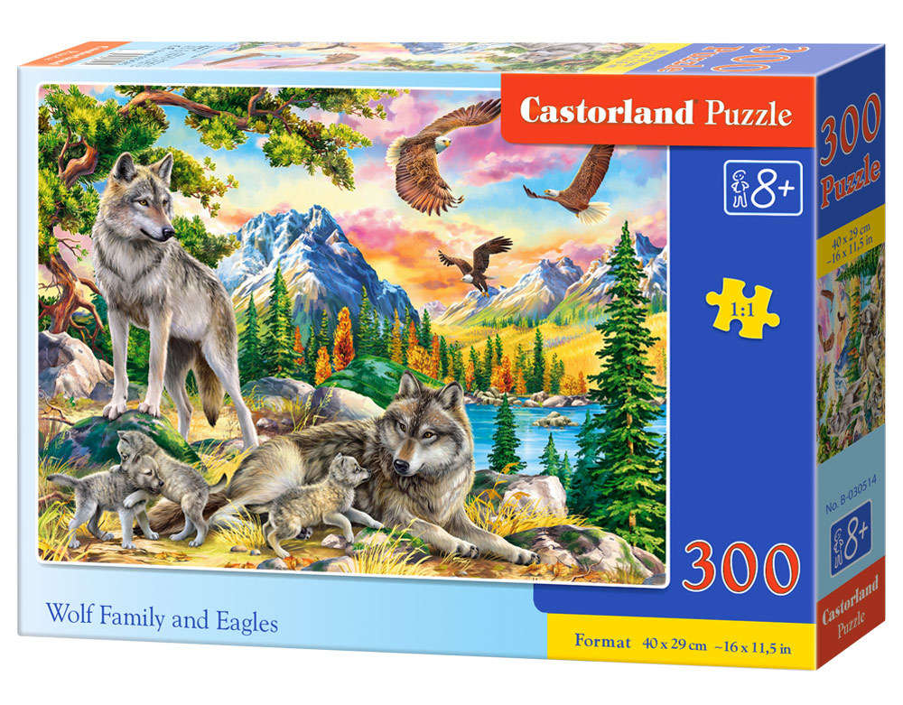 Castorland - Wolf Family and Eagles - 300 Teile Puzzle - Nur CHF 13.90! Jetzt kaufen auf fluxed.ch