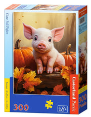 Castorland - Cute Fall Piglet - 300 Teile Puzzle