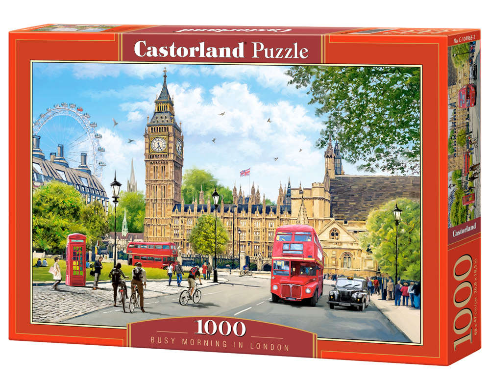Castorland - Busy Morning in London - 1000 Teile Puzzle - Nur CHF 17.90! Jetzt kaufen auf fluxed.ch