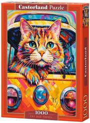 Castorland - Cat Bus Travel - 1000 Teile - Puzzle