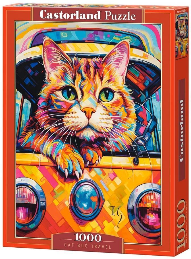 Castorland - Cat Bus Travel - 1000 Teile - Puzzle - Nur CHF 17.90! Jetzt kaufen auf fluxed.ch