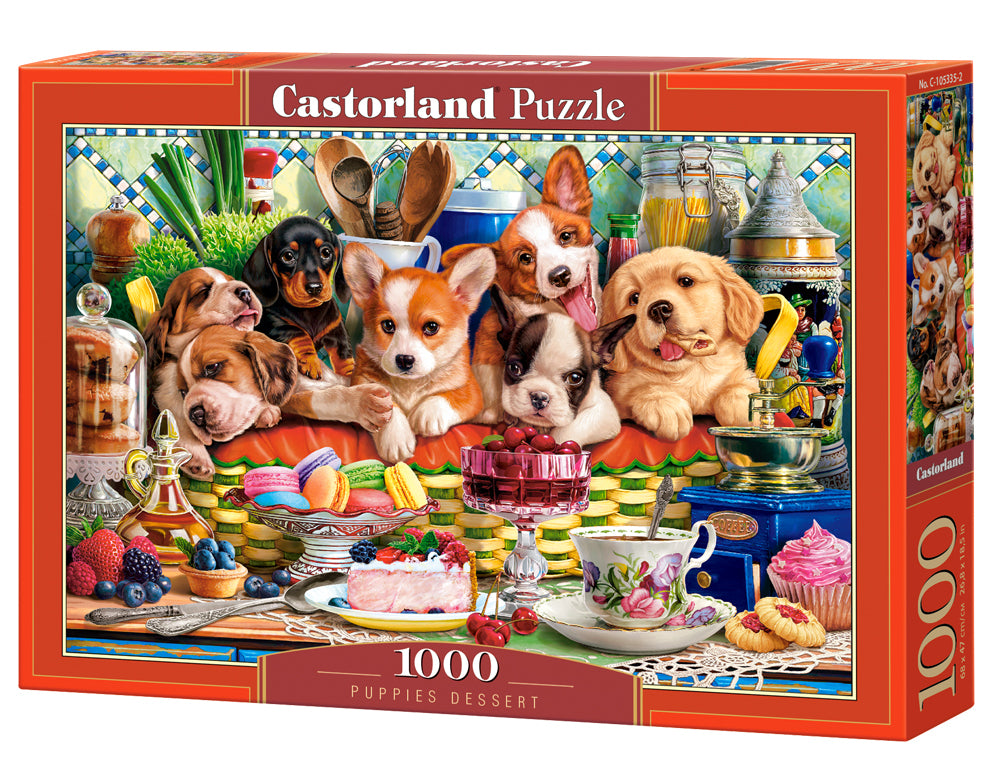 Castorland - Puppies Dessert - 1000 Teile Puzzle